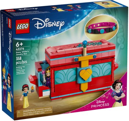 LEGO Disney 43276 La boîte à bijoux de Blanche-Neige