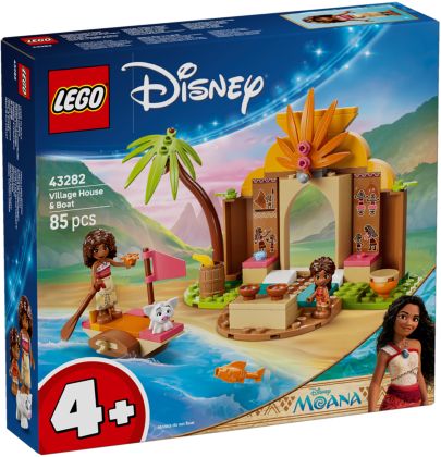 LEGO Disney 43282 Maison de village et pirogue de Vaiana
