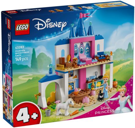 LEGO Disney 43283 Château de Cendrillon et ses amis animaux