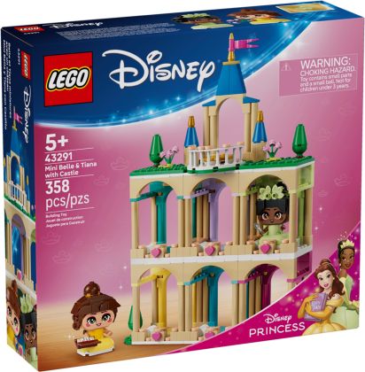 LEGO Disney 43291 Belle et Tiana miniatures avec un château