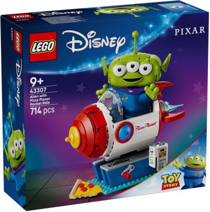 LEGO Disney 43307 Alien et la fusée Pizza Planet (Toy Story)