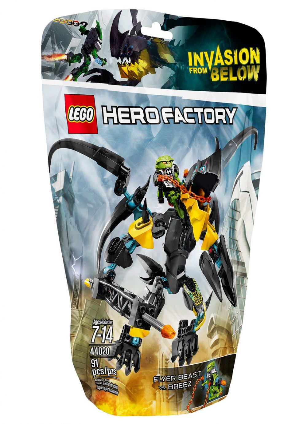 Lego Hero Factory - 44027 - Jeu De Construction - Breez Et Sa Machine De  Guerre