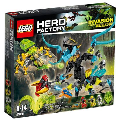 LEGO Hero Factory 44029 Queen Beast contre Furno, Evo et Stormer