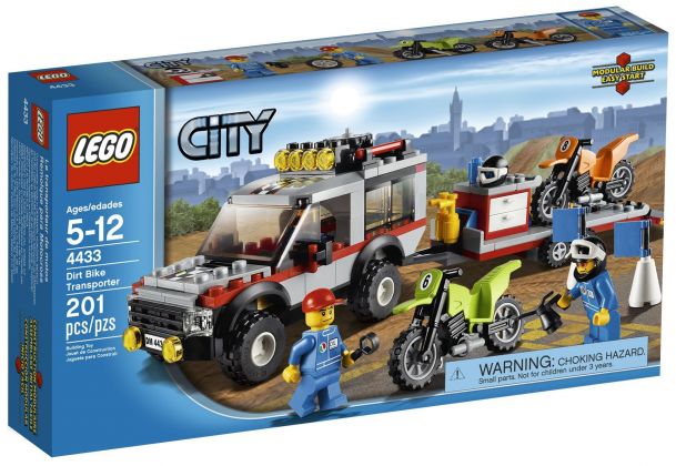 LEGO City 4433 Le transporteur de motos tout-terrain