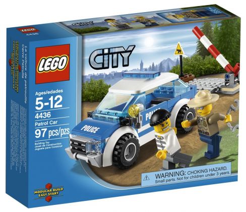 LEGO City 4436 La voiture de patrouille en forêt
