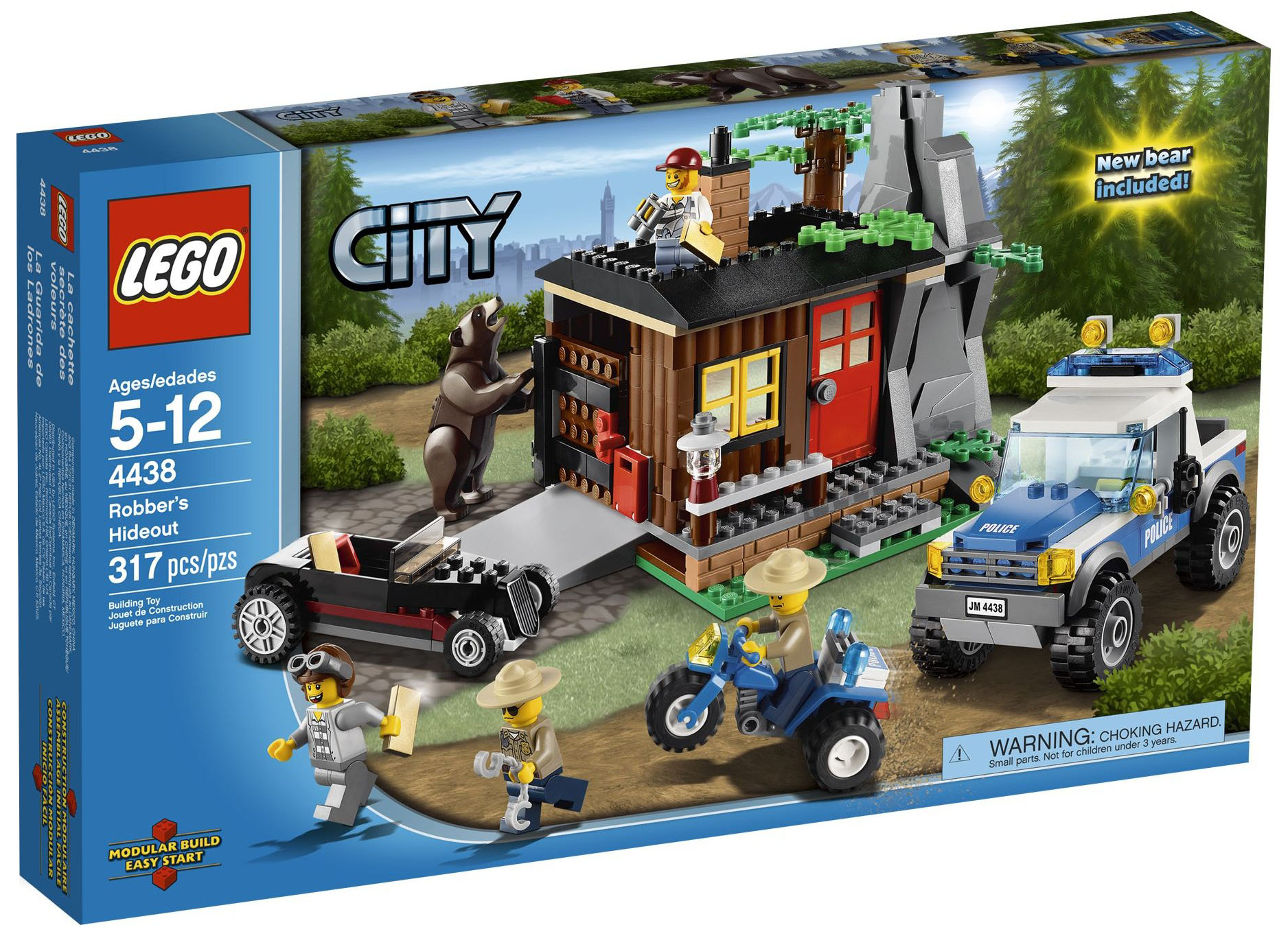 Billet Araignée Lego ® City Petite Scène Cachette de Voleur Serpent 