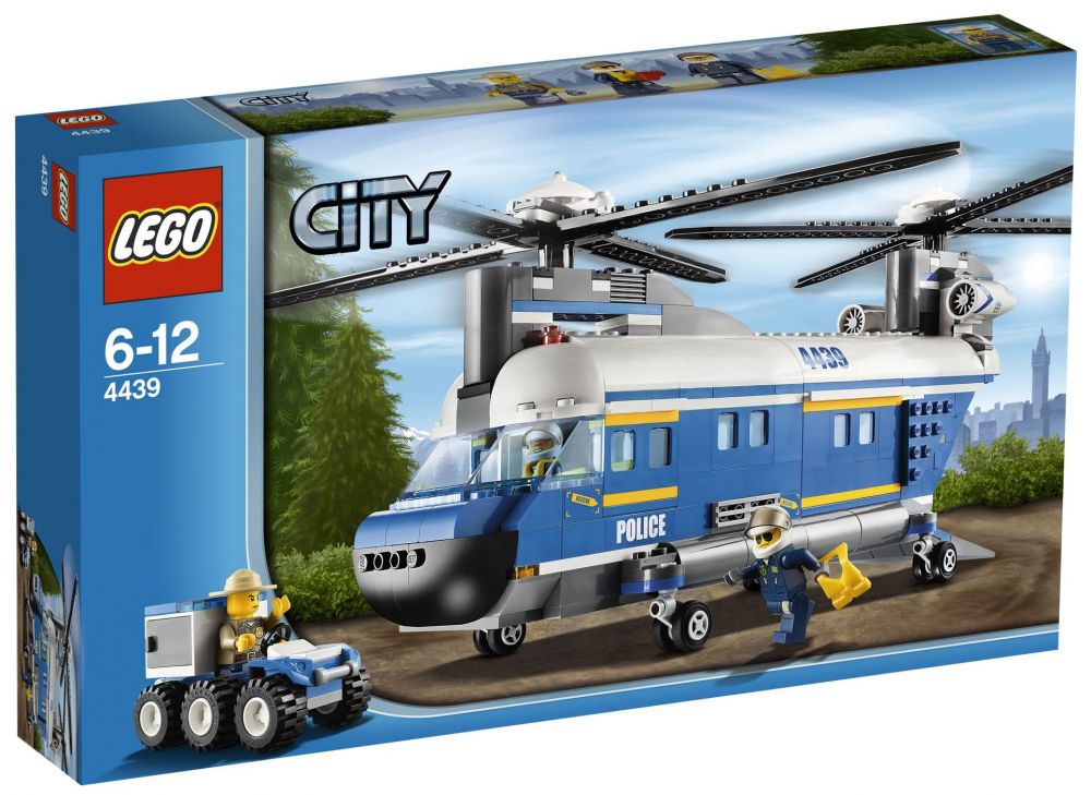 LEGO City 4439 pas cher, L'hélicoptère de transport