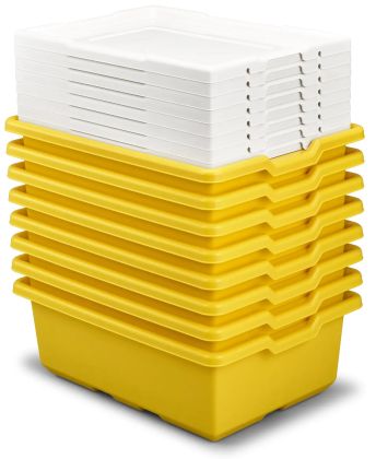 LEGO Education 45496-8 Medium Storage Yellow (8 pack)