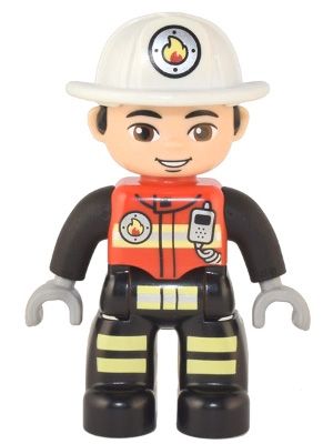 LEGO Minifigurines 47394pb331 Pompier