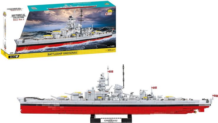 COBI Collection Historique (Historical Collection) 4835 Battleship Gneisenau