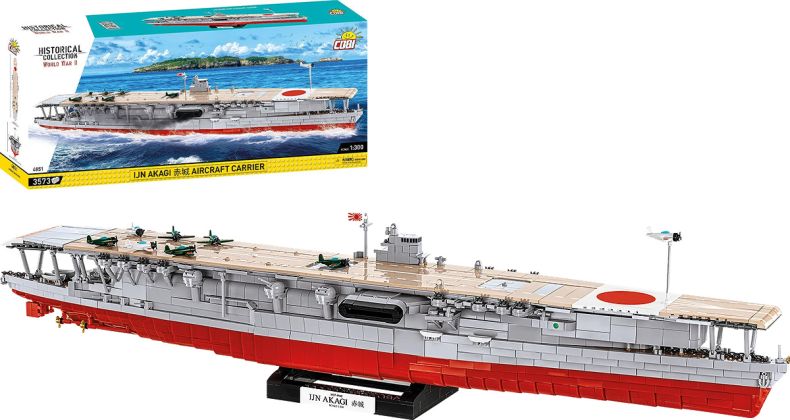 COBI Collection Historique (Historical Collection) 4851 IJN Akagi Aircraft Carrier