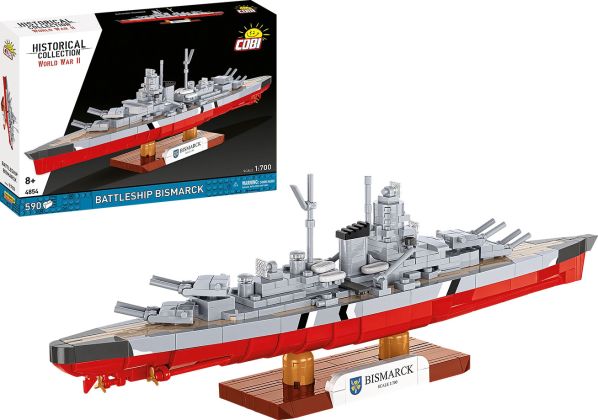 COBI Collection Historique (Historical Collection) 4854 Battleship Bismarck