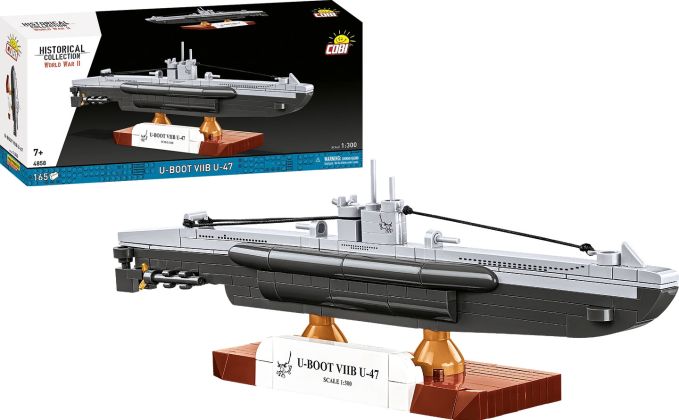 COBI Collection Historique (Historical Collection) 4858 U-Boot VIIB U-47