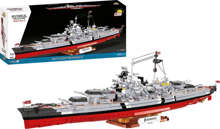 COBI Collection Historique (Historical Collection) 4860 Battleship Bismarck