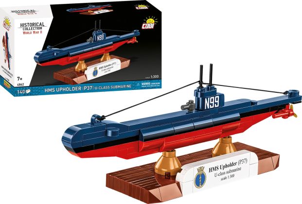 COBI Collection Historique (Historical Collection) 4862 HMS Upholder (P37) U-class submarine