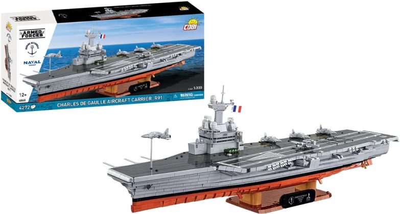COBI Forces Armées (Armed Forces) 4868 Porte-avions Charles de Gaulle (R91)