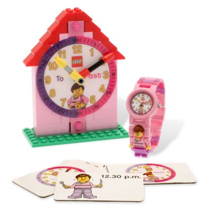 LEGO Horloges & Réveils  5001371 Montre et horloge figurine fille LEGO Time-Teacher