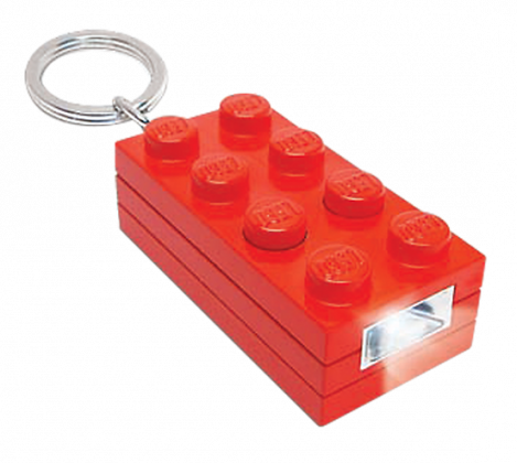 LEGO Porte-clés 5002471 Brique porte-clés lumineuse 2x4 - Rouge