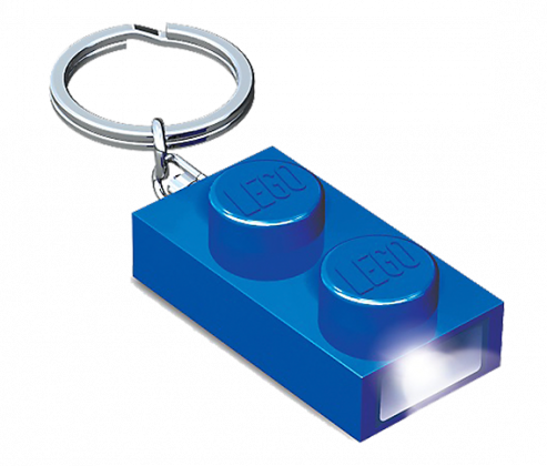 LEGO Porte-clés 5004262 Porte-clés lumineux Brique 1x2 - Bleu