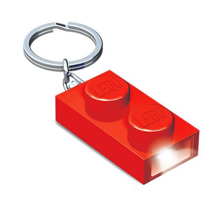 LEGO Porte-clés 5004264 Brique porte-clés lumineuse 1x2 LEGO - Rouge