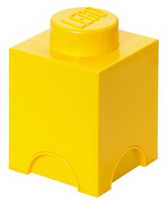 LEGO Rangements 5004898 Brique de rangement jaune 1 plot
