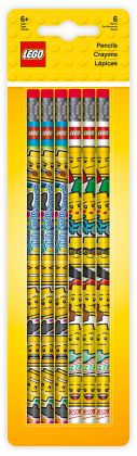 LEGO Objets divers 5005578 Crayons LEGO - Paquet de 6