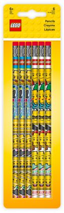 LEGO Objets divers 5005578 Crayons LEGO - Paquet de 6