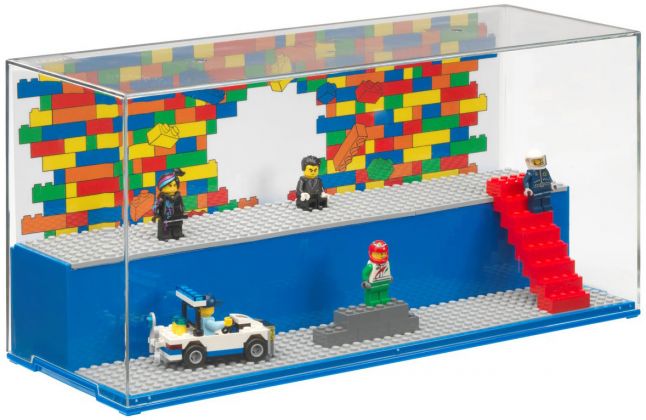LEGO Objets divers 5006157 Boîte de jeu et d'exposition Bleue