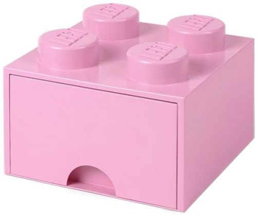 LEGO Rangements 5006173 Brique violet clair de rangement LEGO à tiroir et à 4 tenons