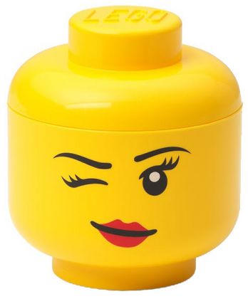 LEGO Rangement 5006211 Rangement en forme de tête de fille LEGO - Mini (clin d'œil)