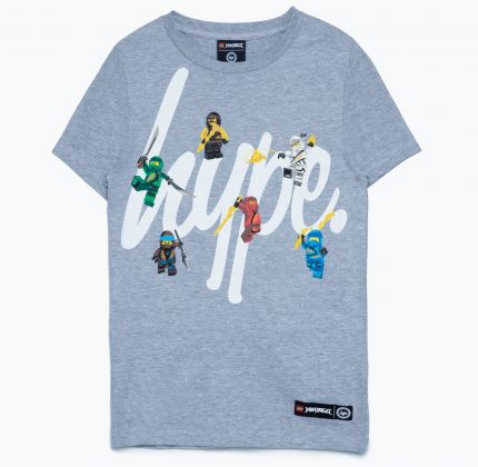 LEGO Vêtements & Accessoires 5006235 T-shirt HYPE X LEGO NINJAGO Squad Script gris pour adultes