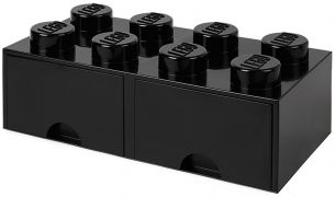 LEGO Rangements 5006134 pas cher, Brique violet clair de rangement LEGO à  tiroir et à 8 tenons