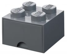 LEGO Rangements 5006143 pas cher, Brique bleue de rangement à tiroir 8  tenons