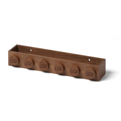 LEGO Rangements 5007108 Étagère en bois – chêne foncé