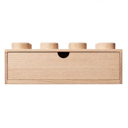 LEGO Rangements 5007111 Brique de rangement en bois 8 tenons – chêne clair