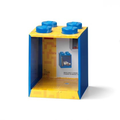 LEGO Rangements 5007280 Étagère en forme de brique à 4 tenons – bleu