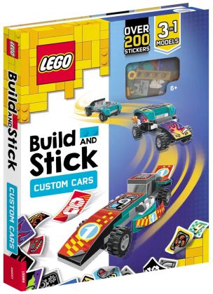 LEGO Livres 5007371 Build and Stick Custom Cars