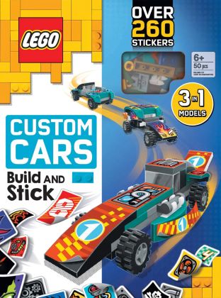 LEGO Livres 5007552 Build and Stick: Custom Cars