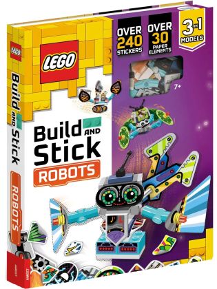 LEGO Livres 5007895 Build and Stick: Robots