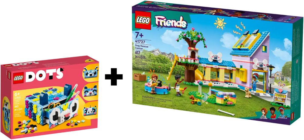 LEGO Friends 41727 pas cher, Le centre de sauvetage canin