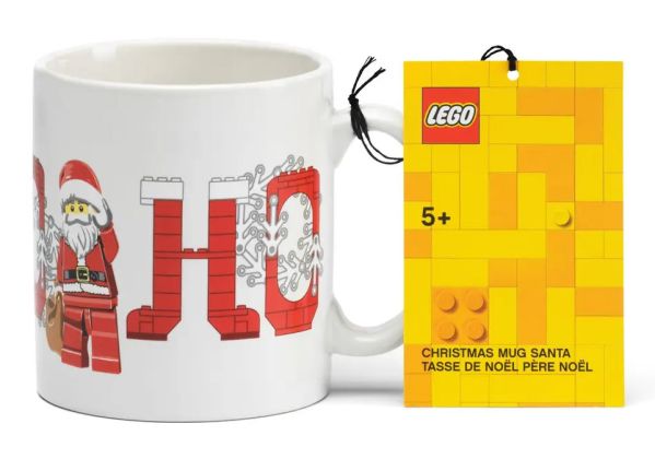 LEGO Objets divers 5008077 Tasse en céramique de Noël – Père Noël