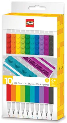 LEGO Objets divers 5008254 Lot de 10 stylos à encre gel