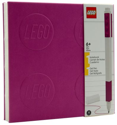 LEGO Objets divers 5008306 Carnet et stylo à encre gel – Violet