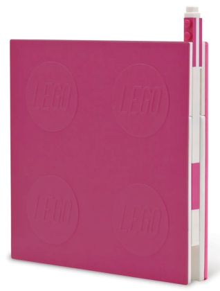 LEGO Objets divers 5009063 Carnet avec verrou et stylo à encre gel – Violet
