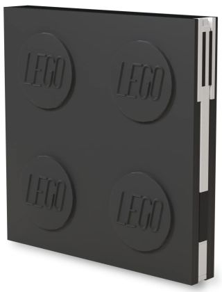LEGO Objets divers 5009067 Carnet avec verrou et stylo à encre gel – Noir