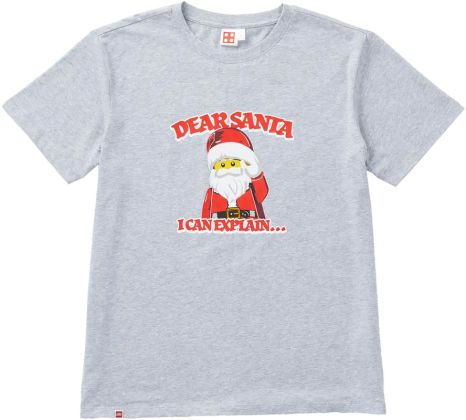 LEGO Vêtements & Accessoires 5009125 T-shirt à manches courtes Dear Santa pour adulte