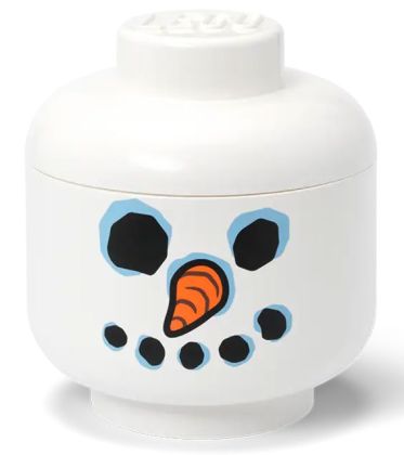 LEGO Rangements 5009863 Petite boîte de rangement Tête de bonhomme de neige