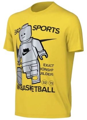 LEGO Vêtements & Accessoires 5009868 T-shirt Collection Nike x LEGO Jaune