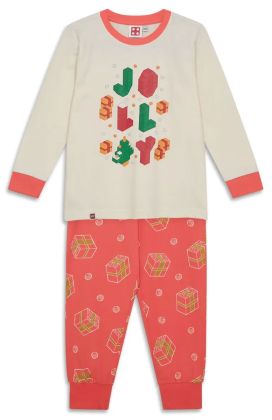 LEGO Vêtements & Accessoires 5009956 Pyjama de Noël pour enfant – Blanc cassé