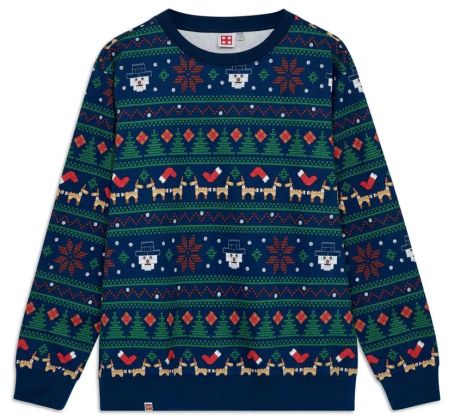 LEGO Vêtements & Accessoires 5009960 Sweat-shirt de Noël pour adultes – Bleu foncé